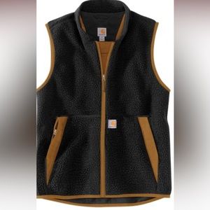 Carharrt men’s relaxed fit fleece vest